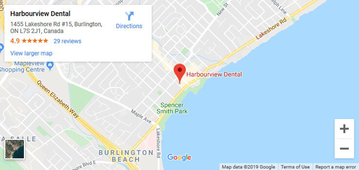 google map image of our dental clinic's location